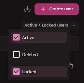 See locked users